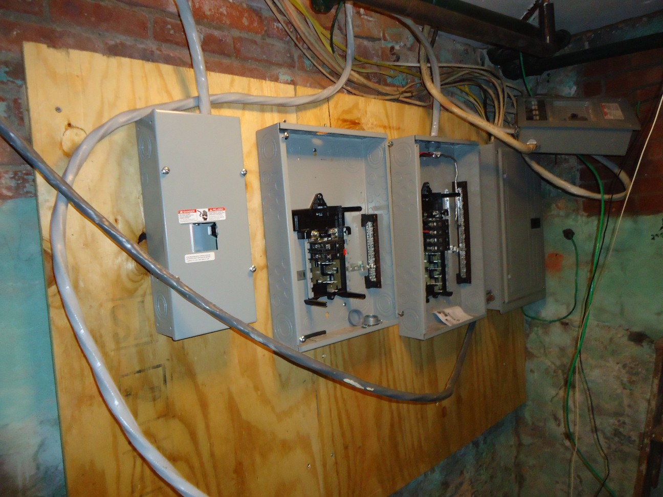 Elektrotafel und Verkabelung bei einer Renovierung